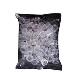 100pcs Tatouage Encre Gobelets Mélangés De Petits Bouchons De Tatouage De Tatouage De Tatouage De Tatouage Tatouage