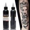Lining & Shading Black - Encre DLD puissante pour tatouage noir - Tatouage noir permanent Teinture pigmentée pour le corps Co