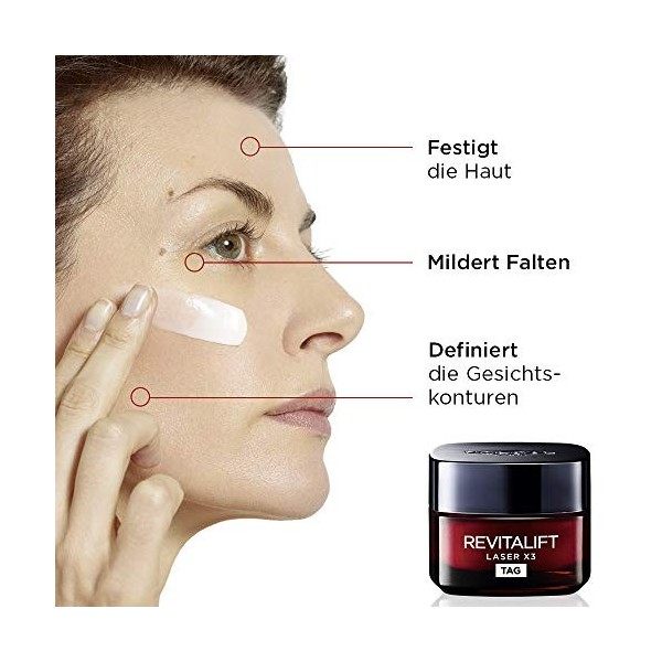 LOréal Paris Soin de jour RevitaLift Laser X3 50 ml Crème Jour et Nuit