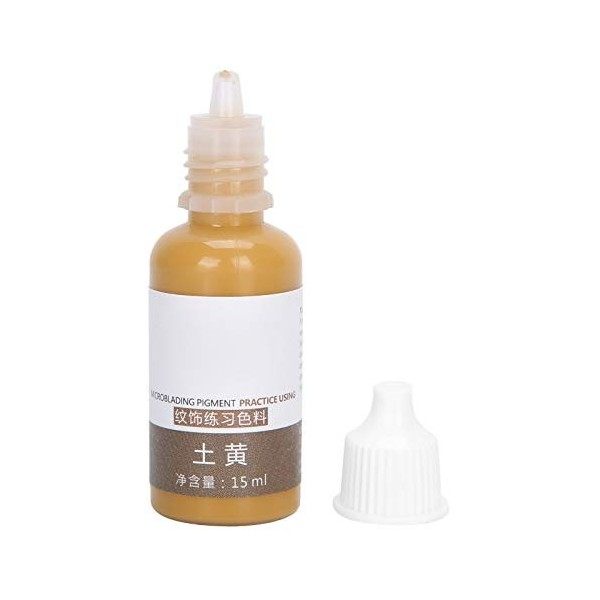 15 ml Encre de tatouage pour pigment microblading à sourcils, Encre de tatouage pour sourcil microblading semi-permanent lèvr