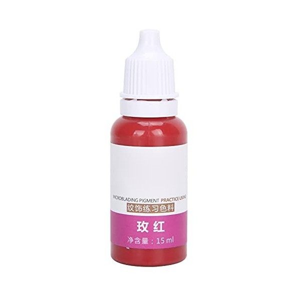 15ml Maquillage Permanent Encre de Tatouage Lèvre Tatouage Pigment Microblading Facile Coloration Lèvre Tatouage Maquillage E