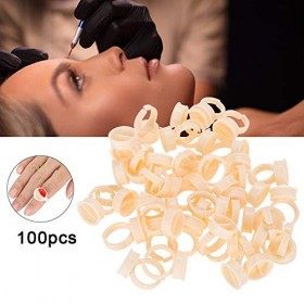 Anneaux de Pigment, Fournitures de Tatouage Support de Colle de Maquillage Permanent Support de Colle de Tatouage, pour le Ma