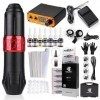 Solong Kit de Tatouage Tattoo Stylo Rotatif Hybride 20 Cartouches Daiguilles Source De Courant Pédale Machine à Tatouer EK12