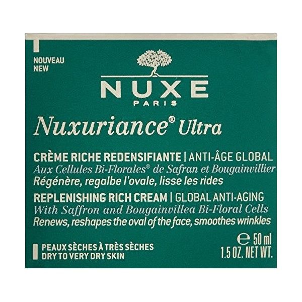 Nuxe Nuxuriance Ultra Crème Riche Redensifiante Anti-Âge Global 50 ml Crème Jour et Nuit