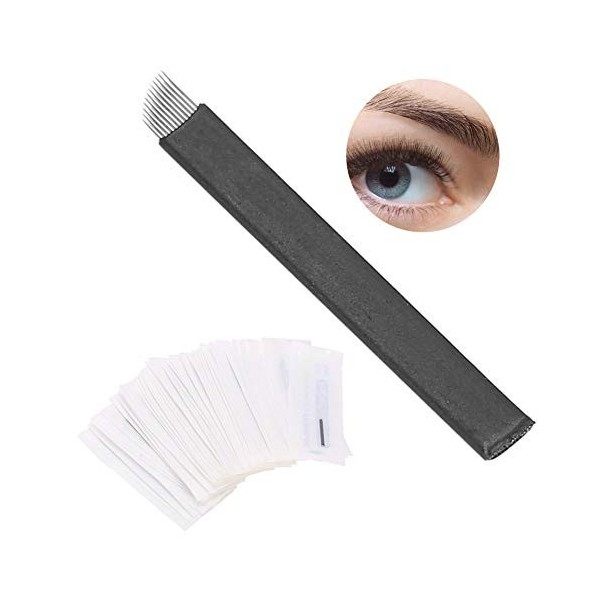 Cadeau dété Aiguille de microblading, aiguille tridimensionnelle compacte, robuste et pratique brillante pour une école de c