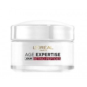 LOréal Paris - Crème de Jour Anti-Âge Hydratante - Soin Anti-Rides Intensif - Enrichi en Rétino-Peptides - Pour Peaux Normal ...