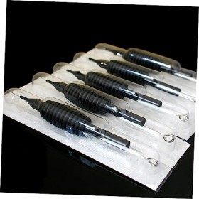 FOMIYES 5 Pièces Accessoires Fournitures Tube Accessoires Jetables Tubes Et Aiguilles Noirs Tubes 9Rs Tubes En Acier Inoxydab