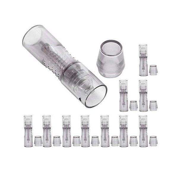 10pcs Micro-aiguille Microblading - pour machine à tatouer à aiguilles gratuites Nano Microneedles - Rajeunissement de la pea