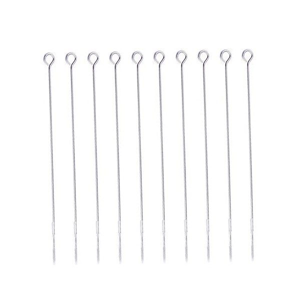 Beavorty 50Pcs Jetable Neddle 5Rl Aiguilles Rondes Liner Aiguilles Équipement De Tatouage Longue Aiguille Jetable M1 5Rl Aigu