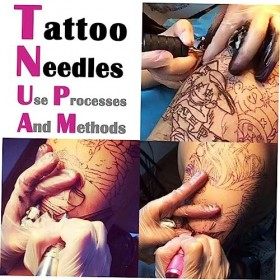 FRCOLOR 50 Pièces Aiguilles Jetables Aiguille Sécante Équipement De Tatouage Longue Aiguille Doublure Ordinaire M1 Aiguilles 