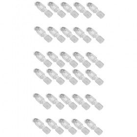 Beavorty 30 Pcs Aiguille Maquillage Tatouages ​​Microblading Sourcils Aiguilles Broderie Jetables ° Tourné Er Mm Brodé