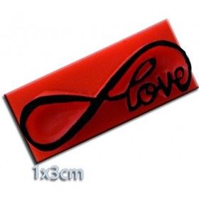 Pierre Tatouage Temporaire Ephémère Magic Tattoo- Encre 20 ml +Encreur XXL + infini love 1cm x 3 cm