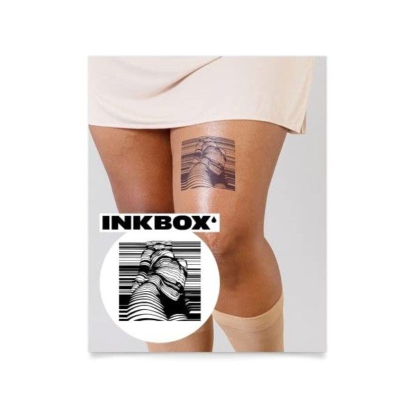 Inkbox Temporary Tattoos, Semi-Permanent Tattoo, One Premium Easy Long Lasting, Waterproof Temp Tattoo with For Now Ink - Las