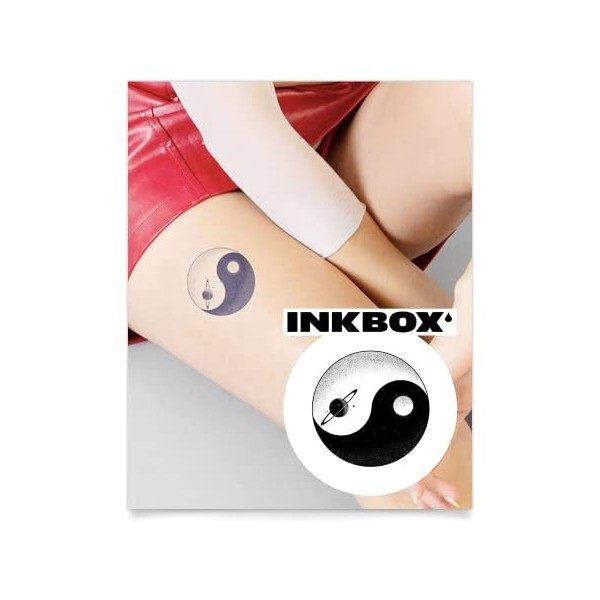 Inkbox Temporary Tattoos, Semi-Permanent Tattoo, One Premium Easy Long Lasting, Waterproof Temp Tattoo with For Now Ink - Las