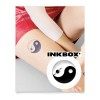 Inkbox Temporary Tattoos, Semi-Permanent Tattoo, One Premium Easy Long Lasting, Waterproof Temp Tattoo with For Now Ink - Las