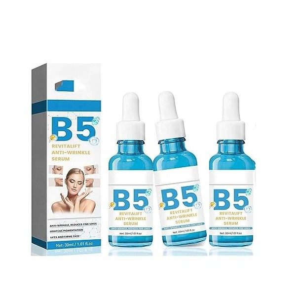 B5 Revitalift Sérum anti-rides, Sérum liftant pour le visage, Visage raffermissant pour la peau, Sérum hydratant pour le visa