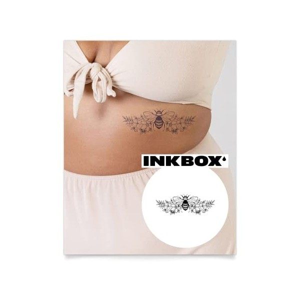 Inkbox Temporary Tattoos, Semi-Permanent Tattoo, One Premium Easy Long Lasting, Waterproof Temp Tattoo with For Now Ink - Las