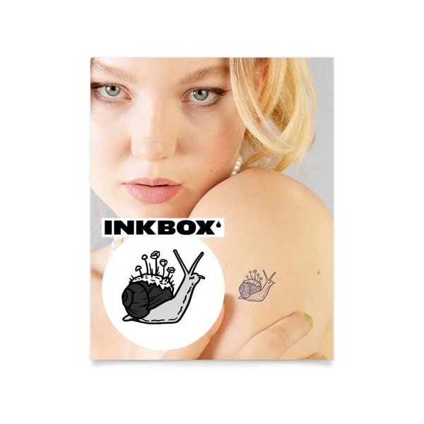 Inkbox Temporary Tattoos, Semi-Permanent Tattoo, One Premium Easy Long Lasting, Waterproof Temp Tattoo with For Now Ink - Las