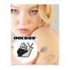 Inkbox Temporary Tattoos, Semi-Permanent Tattoo, One Premium Easy Long Lasting, Waterproof Temp Tattoo with For Now Ink - Las