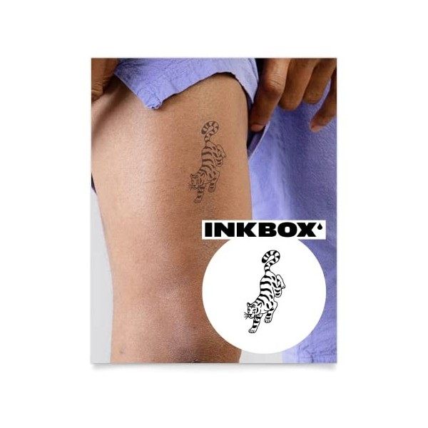 Inkbox Temporary Tattoos, Semi-Permanent Tattoo, One Premium Easy Long Lasting, Waterproof Temp Tattoo with For Now Ink - Las