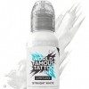 World Famous Limitless Tattoo Ink, Vegan Professional Premium Encre de tatouage permanente, Blanc droit, 240 ml