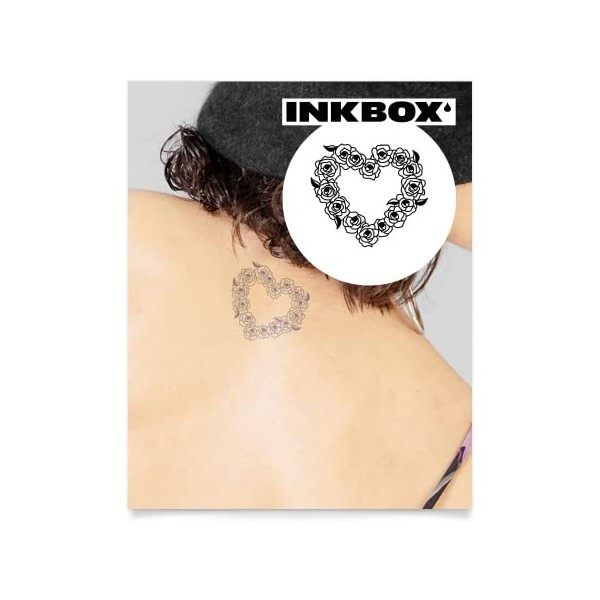 Inkbox Temporary Tattoos, Semi-Permanent Tattoo, One Premium Easy Long Lasting, Waterproof Temp Tattoo with For Now Ink - Las