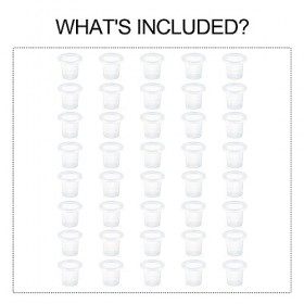 Tatooine Tattoo Ink Gobelets Pigment 40PCS Tattoo Ink Caps Cups pour le tatouage S 