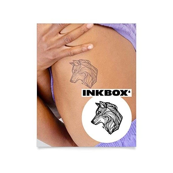 Inkbox Temporary Tattoos, Semi-Permanent Tattoo, One Premium Easy Long Lasting, Waterproof Temp Tattoo with For Now Ink - Las