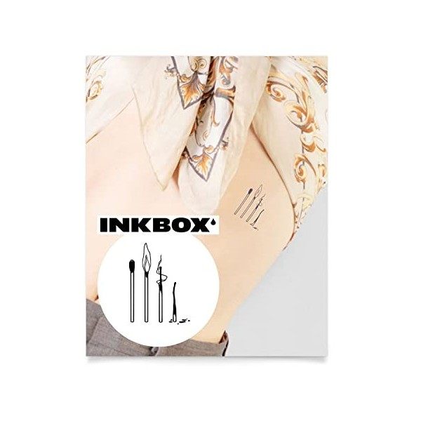 Inkbox Temporary Tattoos, Semi-Permanent Tattoo, One Premium Easy Long Lasting, Waterproof Temp Tattoo with For Now Ink - Las