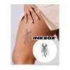 Inkbox Temporary Tattoos, Semi-Permanent Tattoo, One Premium Easy Long Lasting, Waterproof Temp Tattoo with For Now Ink - Las