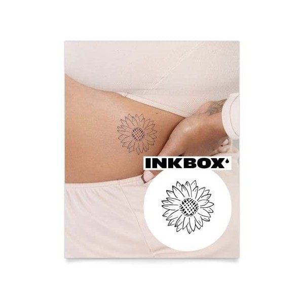 Inkbox Temporary Tattoos, Semi-Permanent Tattoo, One Premium Easy Long Lasting, Waterproof Temp Tattoo with For Now Ink - Las