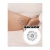 Inkbox Temporary Tattoos, Semi-Permanent Tattoo, One Premium Easy Long Lasting, Waterproof Temp Tattoo with For Now Ink - Las