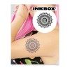 Inkbox Temporary Tattoos, Semi-Permanent Tattoo, One Premium Easy Long Lasting, Waterproof Temp Tattoo with For Now Ink - Las