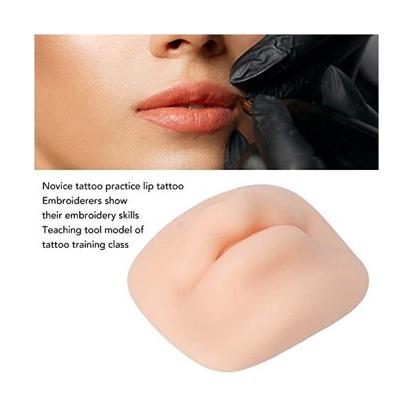 Pratique Silicone Lip 3D Semi Permanent Soft Lip Model Microblading Tattoo Lip Model for Makeup Practice