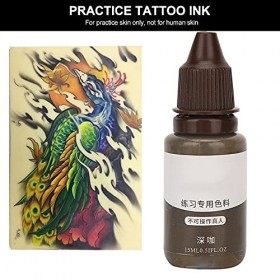 Encre pigmentée pour la pratique du tatouage, encre de maquillage accessoires de tatouage semi-permanent pour sourcils lèvres