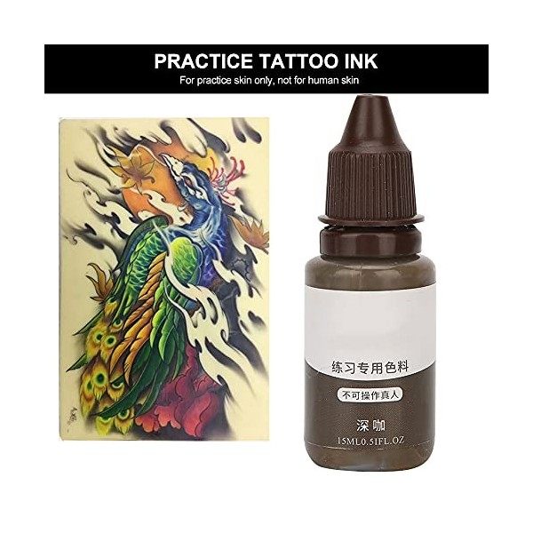 Encre pigmentée pour la pratique du tatouage, encre de maquillage accessoires de tatouage semi-permanent pour sourcils lèvres