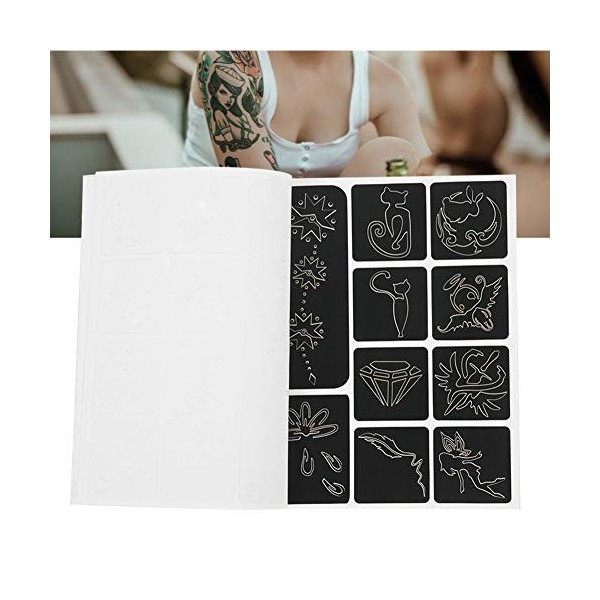 Kit De Pochoirs De Tatouage, Aérographe Semi-Permanent À 118 Motifs Temporaires Pour Kit DÉtiquettes De Prix, Tatouages ​​Te