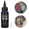 Encre pigmentée pour tatouage semi-permanent, texture lisse et durable, aucun encre pour le tatouage à la décoloration ne con