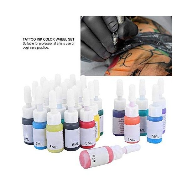 25PCS Dragon Tattoo Paint Semi-Permanent Body Paint Ink Ink Pigment