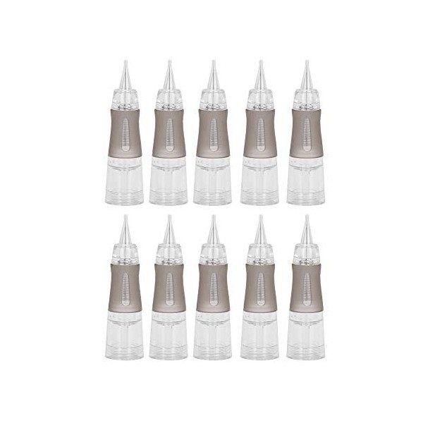 Aiguilles Jetables de Tatouage de Sourcil de 10 Pièces, Aiguilles de Tatouage de Sourcil Microblading Aiguilles Semi-permanen