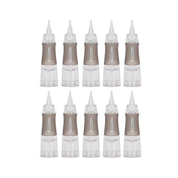 Aiguilles Jetables de Tatouage de Sourcil de 10 Pièces, Aiguilles de Tatouage de Sourcil Microblading Aiguilles Semi-permanen