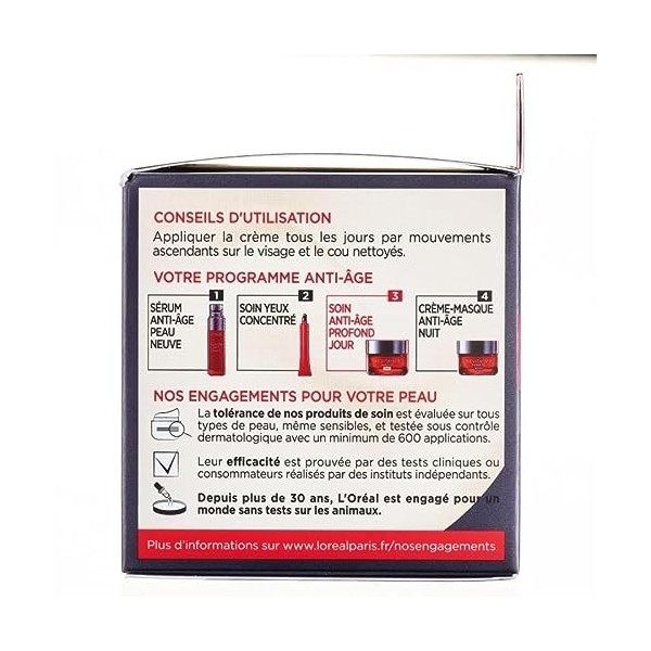 DERMO EXPERTISE - Dermo Revitalift Laser X3 : le soin anti-âge profond pour un visage rajeuni et éclatant - 50mL - Le Lot De ...