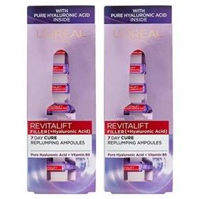 LOréal Revitalift Lot de 2 paquets de 7 ampoules 7 jours Crème Jour et Nuit