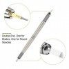 Boaby Microblading Pen Double-End Manual Permanent Microblading Sourcil Tattoo Pen + 2pcs 14Pins + 2pcs Aiguilles rondes