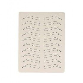 Bigh Lot de 5 peaux synthétiques pour tatouage Apprentissage microblading et micropigmentation sans encre Double face