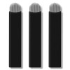 50 pièces Noir Aiguille Microblading nano 0.18mm sourcils aiguilles de tatouage pour Stylo Microblading 18U 