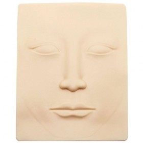 10 comprimés de peau pour la pratique de tatouage du visage 20 * 15CM pour les sourcils Lèvres Eyeliner