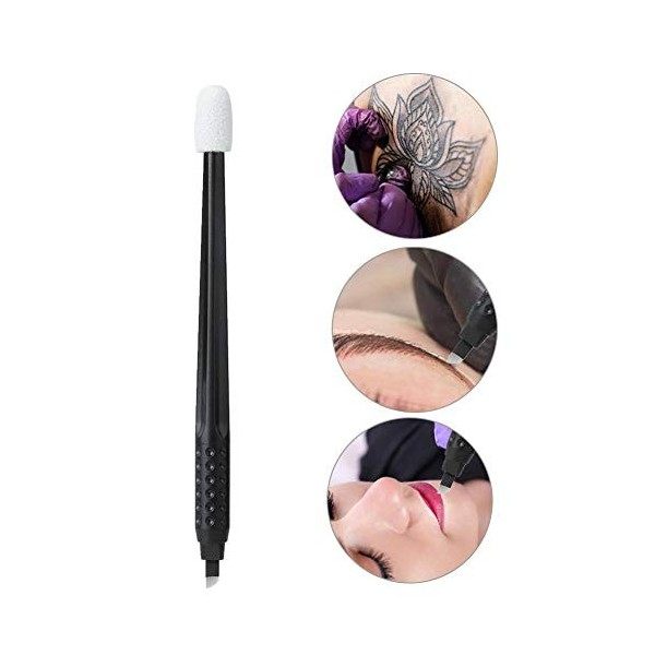 Stylo jetable de tatouage ensemble de stylo manuel Microblading de sourcil de tatouage de maquillage semi permanent permanent