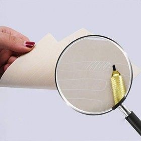 Healifty 4 Feuilles de Peau de Maquillage Permanent de La Peau de Latex de Maquillage pour Les Fournitures de Microblading de