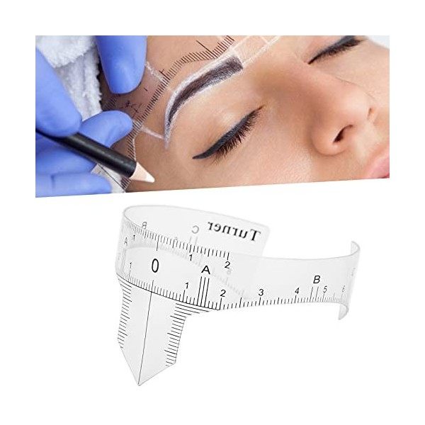 Règle à sourcils, règle de microblading 3 types de règle à sourcils pour magasin de tatouage professionnel à usage domestique